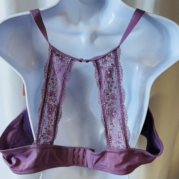 Lane Bryant Lightly Lined Underwire T-Shirt‎ Bra Mauve size 44C NWT - Picture 6 of 11